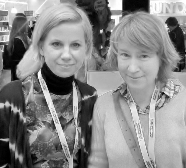 foto anne_brouillard_i_zofia_piatkowska_tibum_warsaw_books_fair_2015