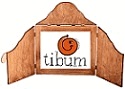 teatrzyk firmowy małe logo tibum w parawanie