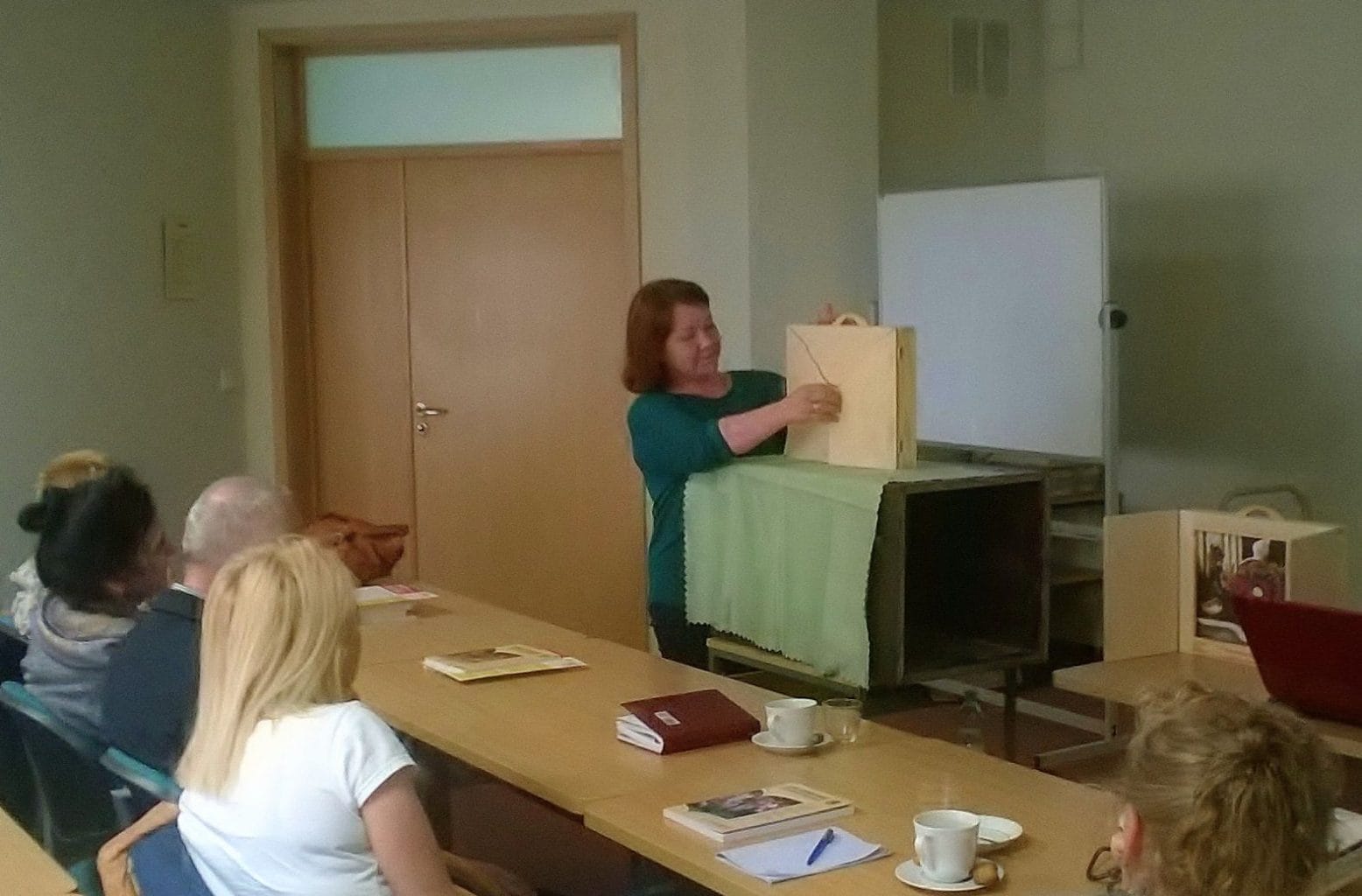 foto bibliotekarz podczas szkolenia